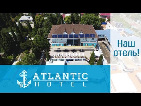 "Атлантик" - отель на берегу Черного моря! Отдых в Крыму 2019, Алушта, Малореченское!