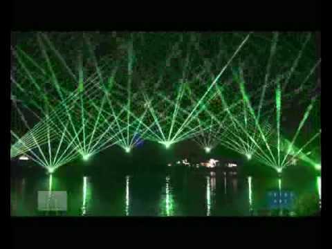 Лазерное шоу на открытии отеля Мардан Палас